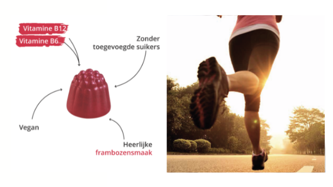 Frambozen gummie lifestyle vegan zonder suikers framboos